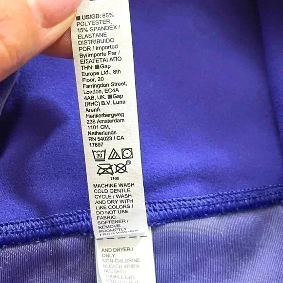 Athleta Purple Velvet High Waisted Yoga Athletic Leggings Size S - Picture 11 of 14